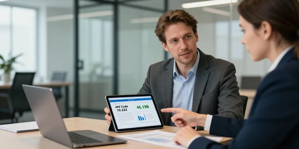code ape apporteur d affaires