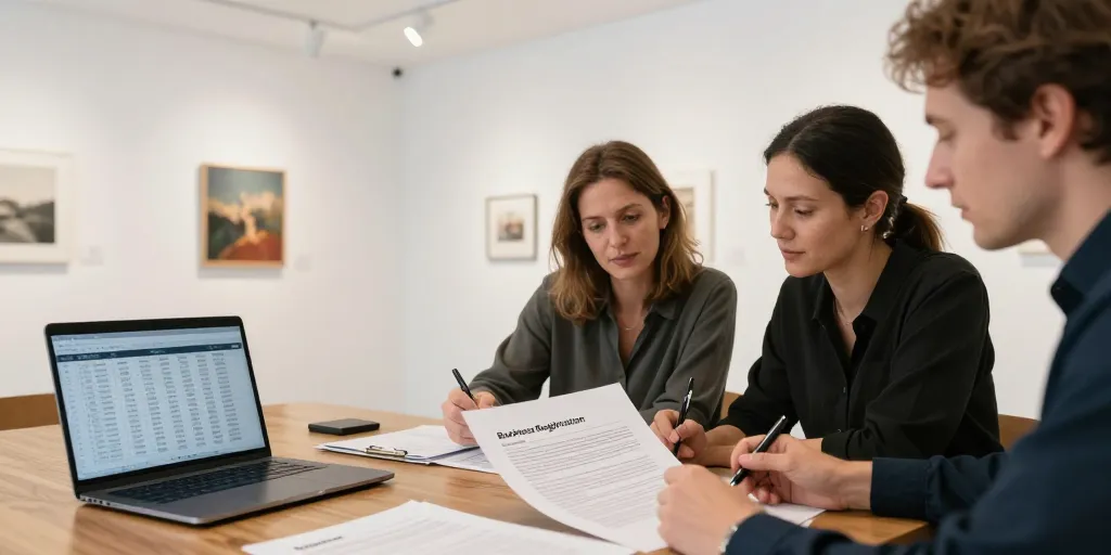ouvrir une galerie d'art